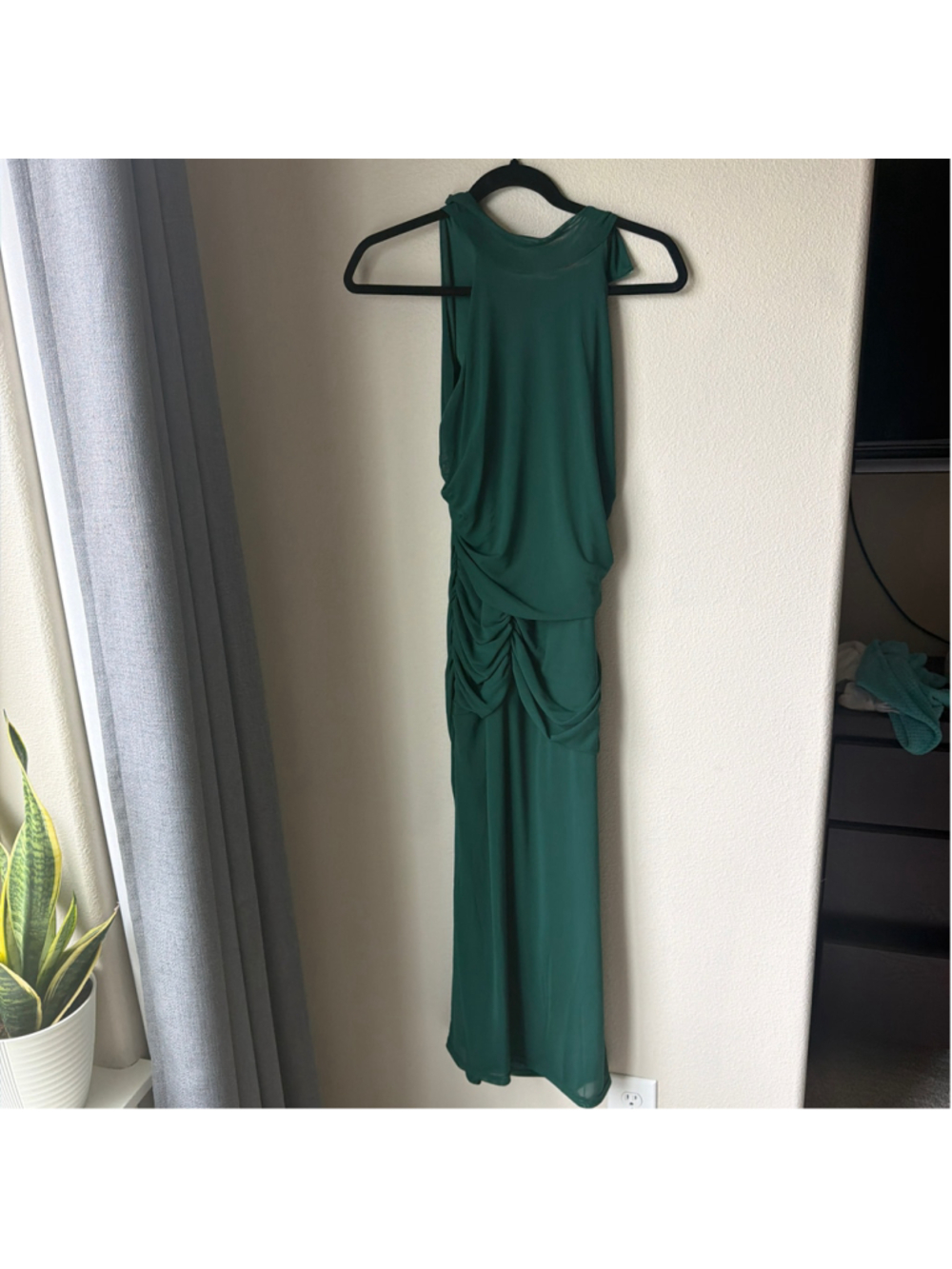Women's Lulus Green Midi Dress Size L